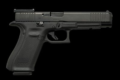 Glock 34 Semi Auto Pistol w/ Optics, Caliber 9mm Luger. Serial Number: BSML057 Design: This