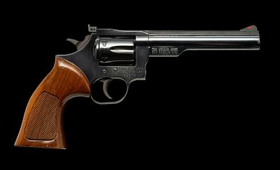 Dan Wesson Double Action Revolver, Caliber .357 Magnum. Serial Number: 99676 Design: This Dan