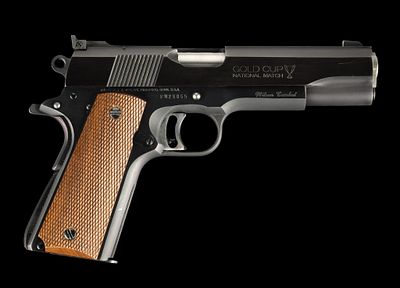 Colt Series 80 Gold Cup Semi Auto Pistol, Wilson Combat Upgraded, Caliber .45ACP. Serial Number: