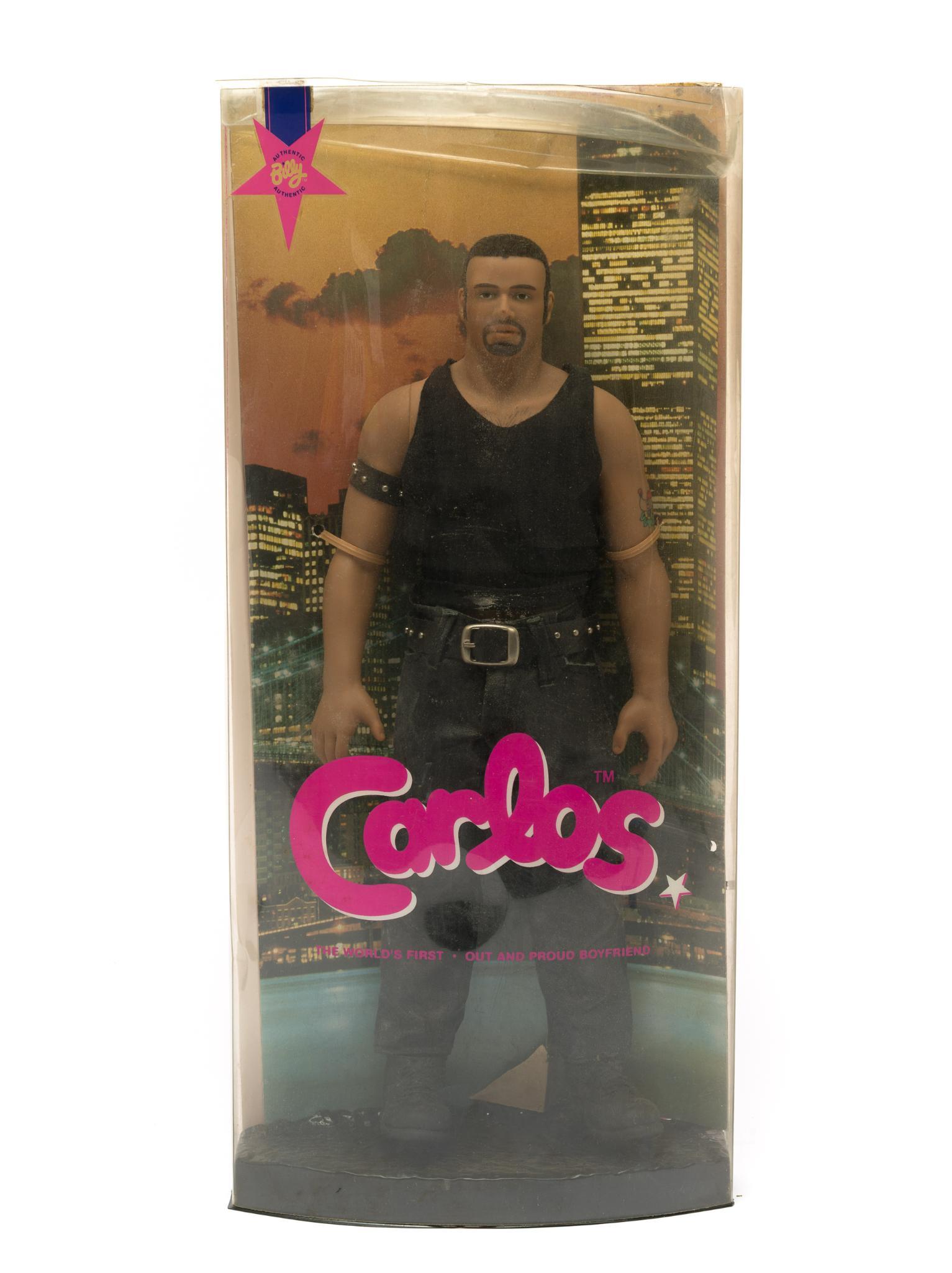 Lot 338 - Billy & Carlos Out & Proud Gay Dolls w/ 3 Packs of