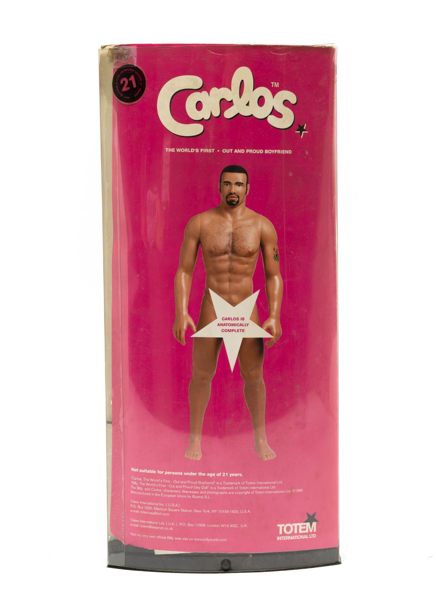 Lot 338 - Billy & Carlos Out & Proud Gay Dolls w/ 3 Packs of