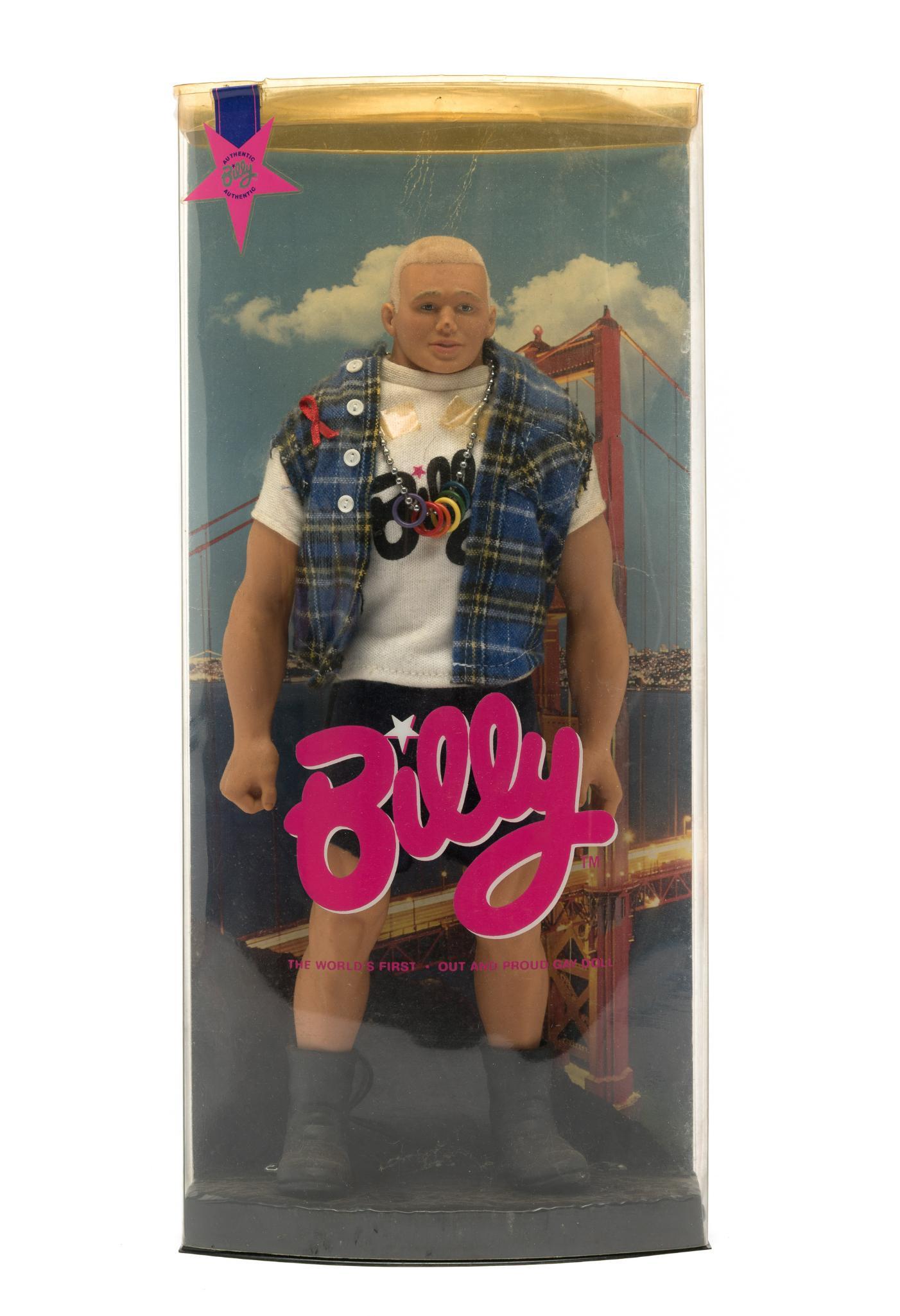 Lot 338 - Billy & Carlos Out & Proud Gay Dolls w/ 3 Packs of