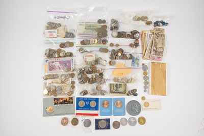 World Coins World Paper Currency WW2 Payment Vouchers. The world coins are non-silver but with