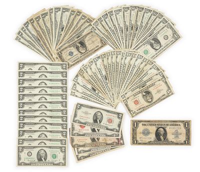 1923 Large Bill Silver Certificate Other Red And Silver Certificate Bills. Over $160 face value