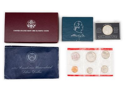 Silver Commemorative Dollar Half Dollar Others. 1988 Olympics Proof silver dollar, George