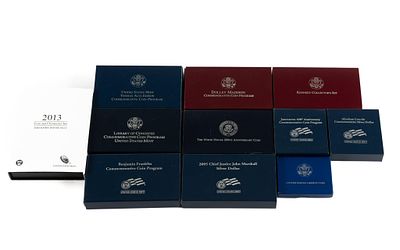 10 Commemorative Silver Dollars and One Ounce Pure Silver. The ten commemorative silver dollar