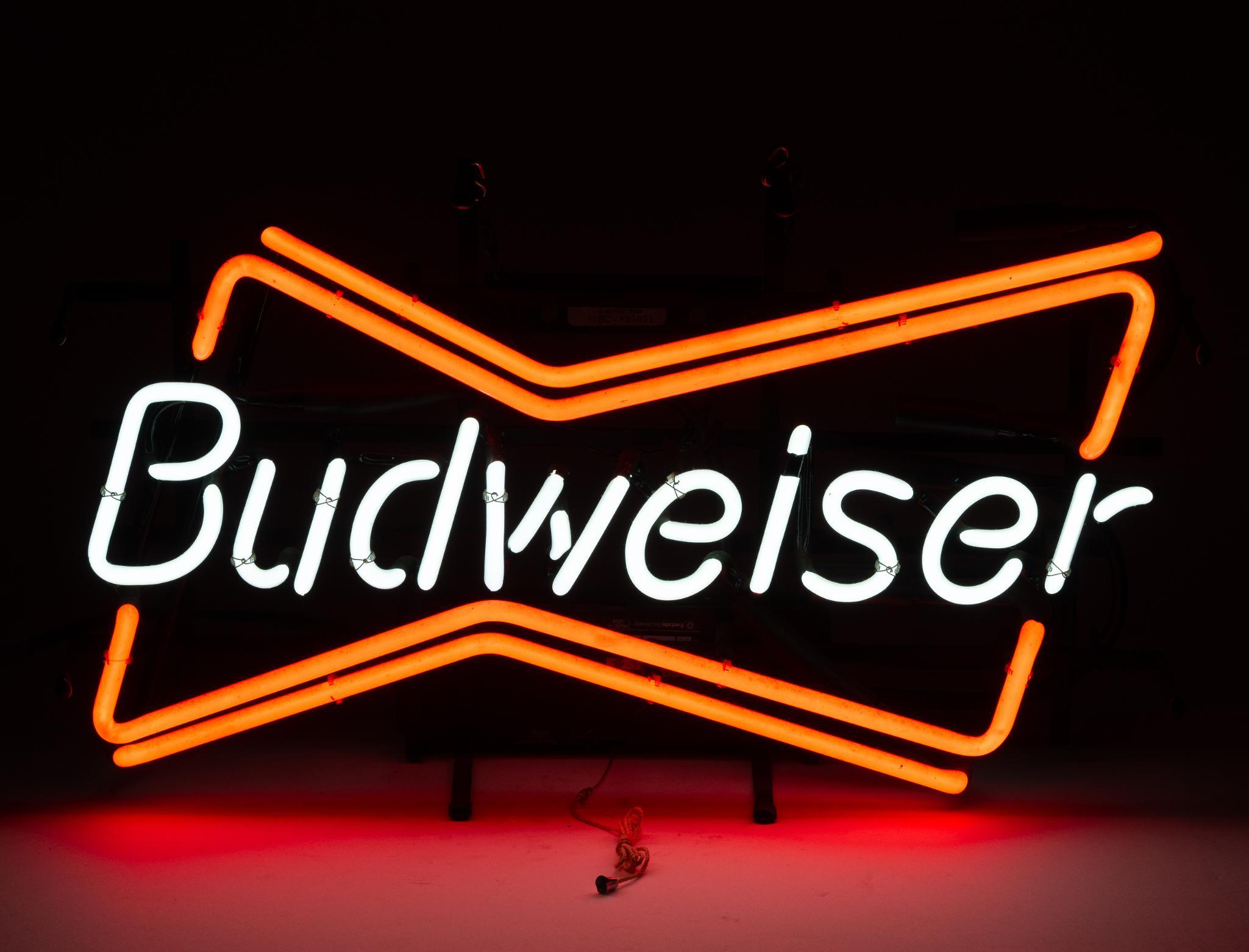Lot 58 - Budweiser Neon Sign | Cordier Auctions