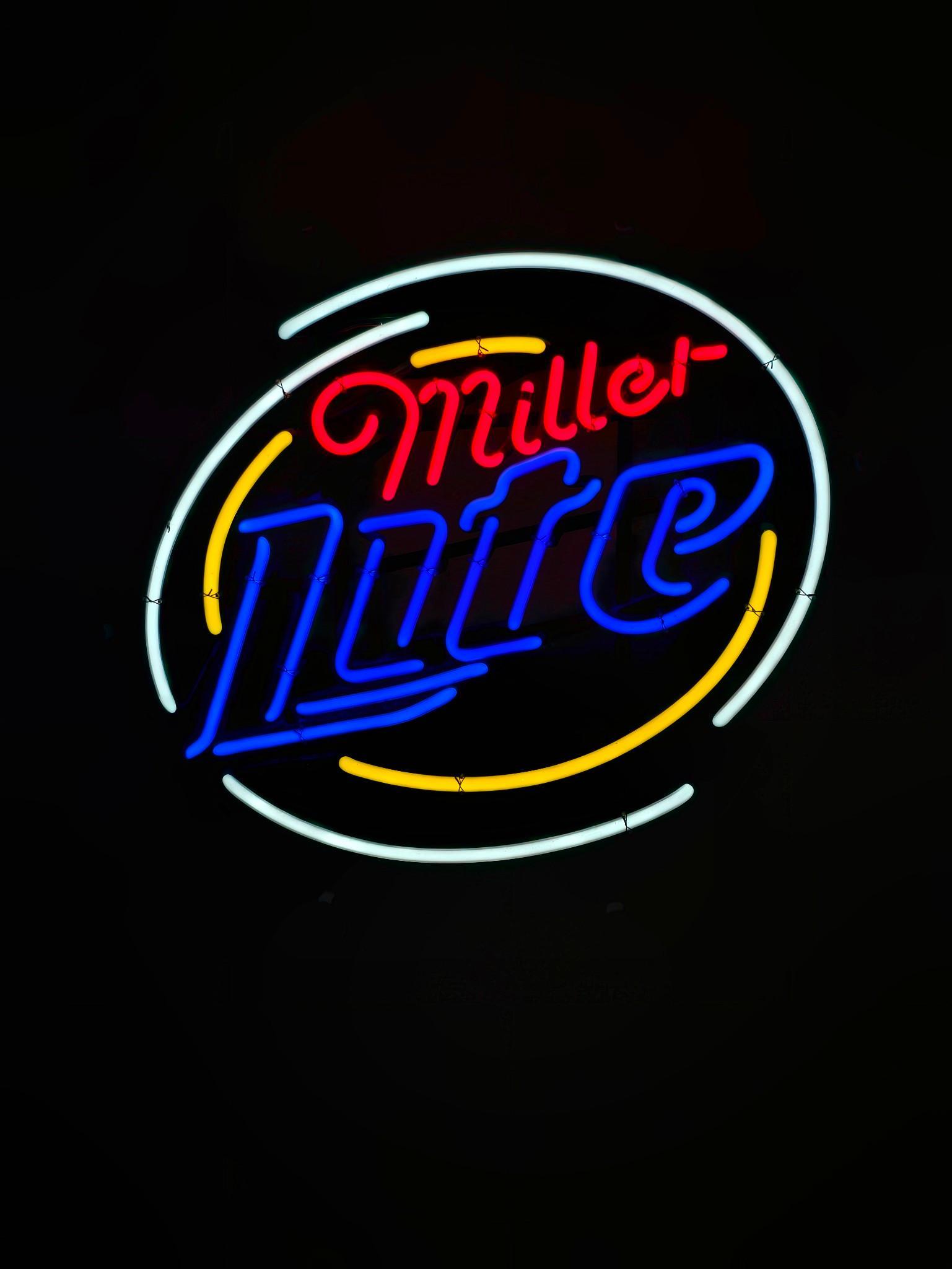 Lot 83 - Miller Lite Neon Sign | Cordier Auctions
