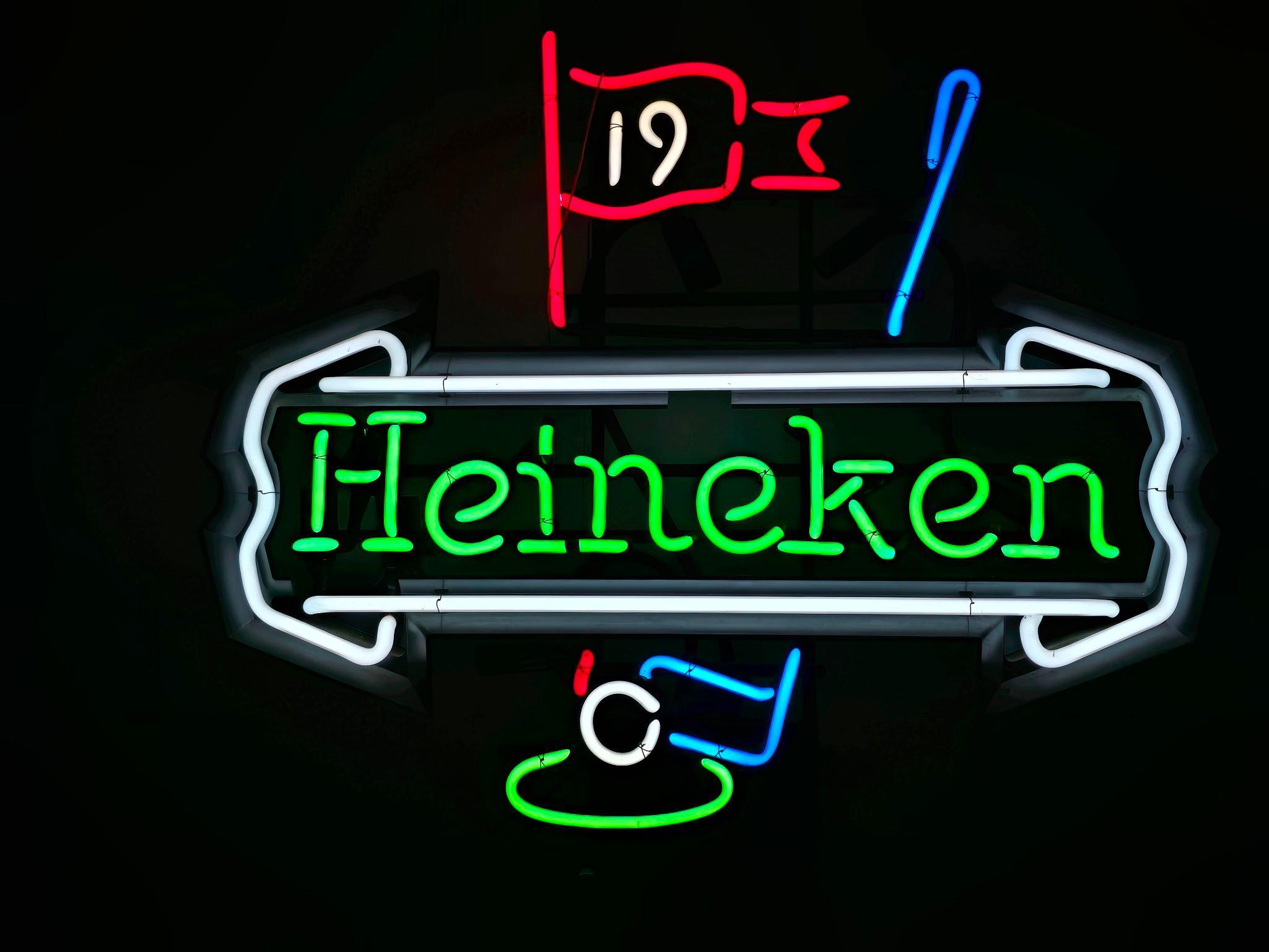 Lot 98 - Heineken Beer Neon Sign | Cordier Auctions