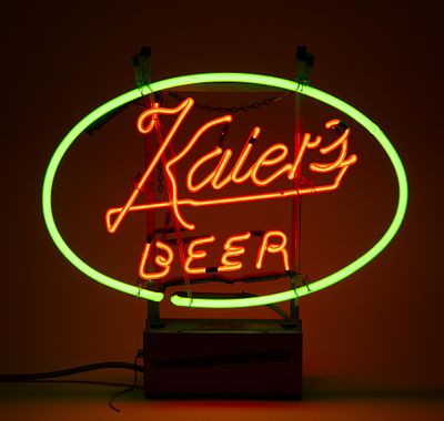 クアーズネオンサイン1981年 Vintage Coors Light neon light bar sign | #135659595