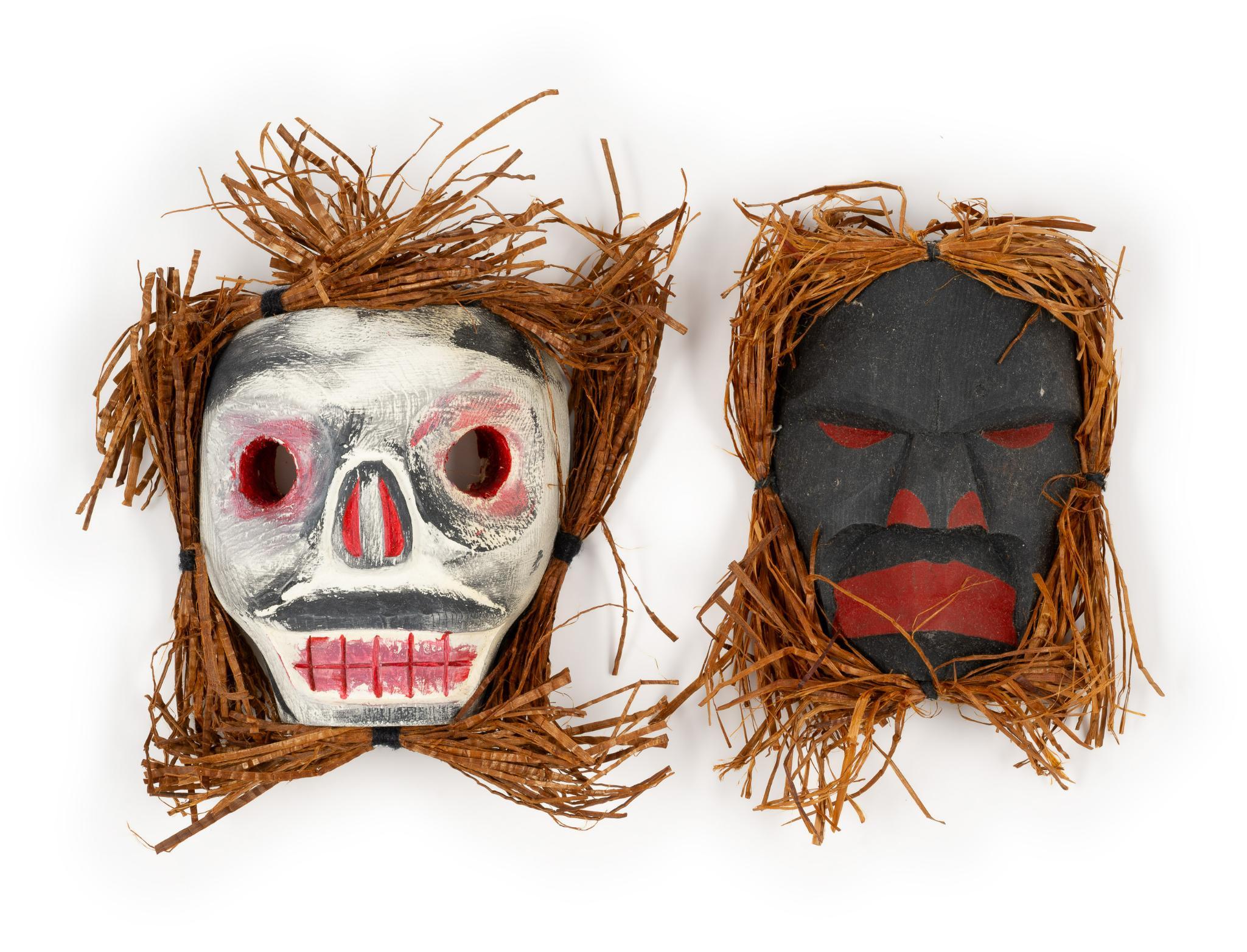 Lot 131 - (2) Gilbert Dawson (Kwakwala) Carved Masks | Cordier Auctions