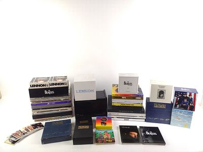 Grouping of Rock and Pop Vinyl Records and CD Sets incl The Beatles. Rock and pop vinyl records 