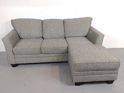 Modern Light Grey Sofa. NOT ELIGIBLE FOR IN-HOUSE SHIPPING - See Terms for Shipping Options. 81" 