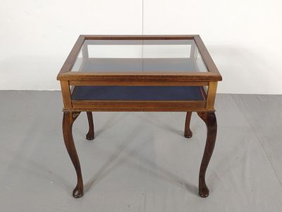 Curio Display Table. NOT ELIGIBLE FOR IN-HOUSE SHIPPING - See Terms for Shipping Options. 