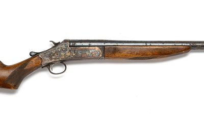 Peerless 12 Gauge Single-Shot Antique Shotgun. A "Peerless Ejector" 12 gauge single shot 
