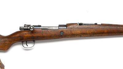 M24/47 Mauser 8 MM Bolt Action Rifle. A Yugoslavian M24/47 military rifle. There are various 