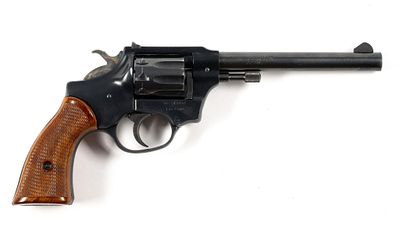 High Standard .22 Caliber Sentinel Deluxe R-106 Pistol. A nine shot .22 caliber revolver from 