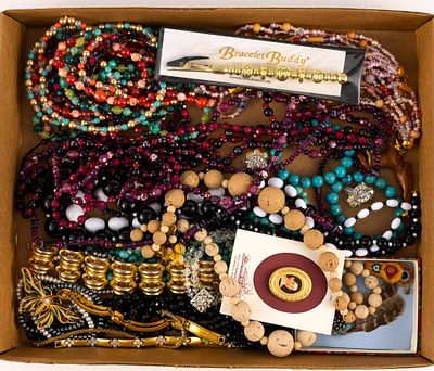 Costume and Vintage Jewelry. Includes a butterfly brooch and bracelet Jackie Kennedy Camrose & 