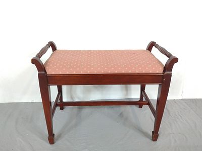 Vanity Bench. NOT ELIGIBLE FOR IN-HOUSE SHIPPING: See Terms for Shipping Options. 26" wide X 15" 
