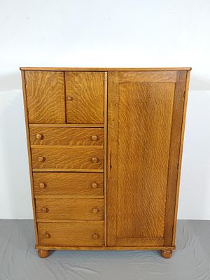 Vintage Chifferobe. NOT ELIGIBLE FOR IN-HOUSE SHIPPING: See Terms for Shipping Options. 41-1/2" 