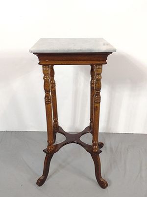 Victorian Marble Top Stand. NOT ELIGIBLE FOR IN-HOUSE SHIPPING: See Terms for Shipping Options. 