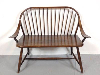 Wood Bench. NOT ELIGIBLE FOR IN-HOUSE SHIPPING: See Terms for Shipping Options. 43-1/2" wide X 