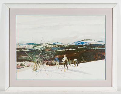 Winter Landscape Print. NOT ELIGIBLE FOR IN-HOUSE SHIPPING: See Terms for Shipping Options. 