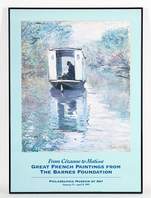 Philadelphia Museum of Art Framed Poster. NOT ELIGIBLE FOR IN-HOUSE SHIPPING: See Terms for 