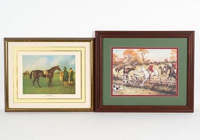 2 Equestrian Prints. NOT ELIGIBLE FOR IN-HOUSE SHIPPING: See Terms for Shipping Options. 