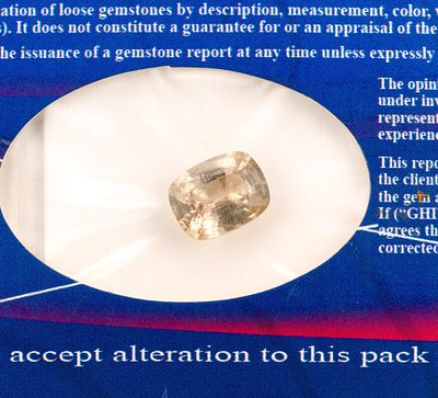 Unmounted Sapphire. CU/Facet, 3.71 carats, unheated. From a selection of fine gemstones of a 
