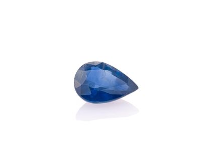 Unmounted Sapphire. Pear, 1.17 carat, very good. From a selection of fine gemstones of a 