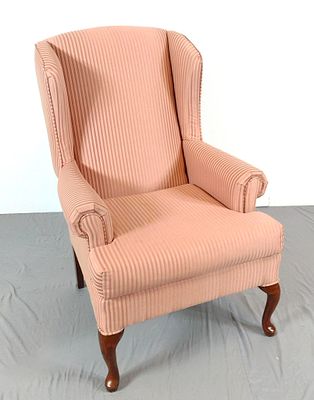 Bassett Wingback Chair. NOT ELIGIBLE FOR IN-HOUSE SHIPPING: See Terms for Shipping Options. 