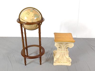Cram's Imperial Globe & Pedestal. NOT ELIGIBLE FOR IN-HOUSE SHIPPING: See Terms for Shipping 