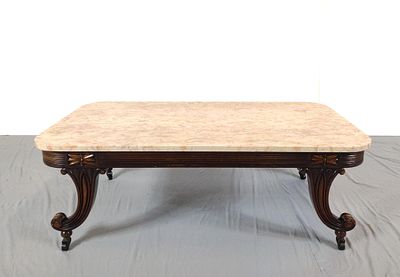 Marble Top Coffee Table. NOT ELIGIBLE FOR IN-HOUSE SHIPPING: See Terms for Shipping Options. 