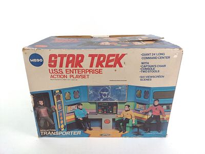 Star Trek U.S.S. Enterprise Action Playset in OB. Has been opened. All pieces appear to be 