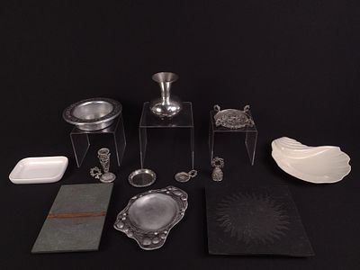 11 Pcs Decorative incl. Lenox. Also includes Pfaltzgraff and more. 2" to 8-3/4" wide x 1-1/2" to 
