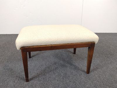 Upholstered Bench. NOT ELIGIBLE FOR IN-HOUSE SHIPPING: See Terms for Shipping Options. 28" wide 