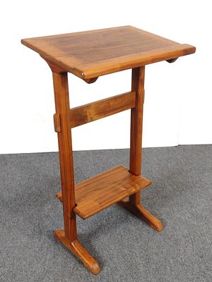 Handmade MCM Book Stand or Lectern. NOT ELIGIBLE FOR IN-HOUSE SHIPPING: See Terms for Shipping 
