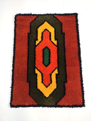 Rya Style Tapestry. 35" wide X 48" long. No manufactures name found.