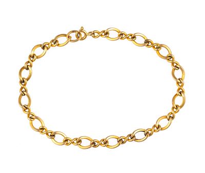 14K Gold Chain Bracelet. A 7" chain bracelet in yellow gold. The weight is 5.1 grams.