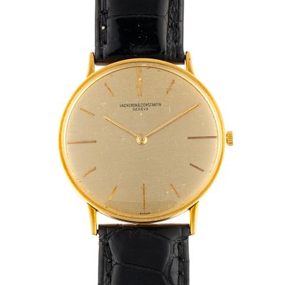 18K Gold Vacheron & Constantin Dress Watch. An ultra thin Vacheron Patrimony dress watch. We did 