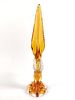 Murano Glass Pheasant. 4" wide X 9-1/2" deep X 13-1/4" high.Image - 1