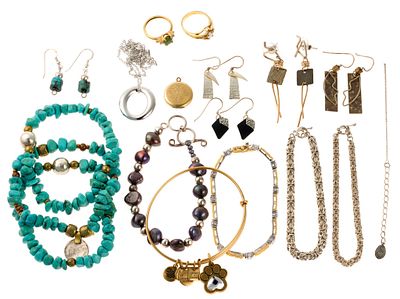 Costume and Fashion Jewelry incl. Silpada. Ring sizes 5.75 to 6.5.