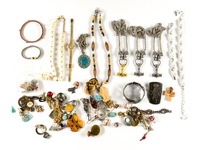 Costume Jewelry incl. Monet. Also include Lisner, Bell Trading Post, and more.
