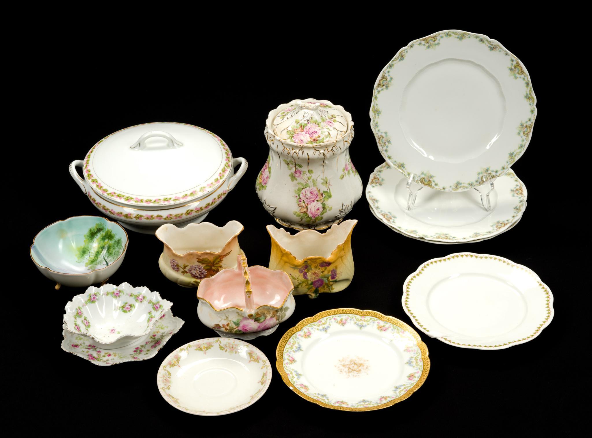 A&C13239 薔薇や春の花のコンポート Limoges GD&C フランス製 Lot 30 - French Porcelain Incl. Haviland Limoges | Cordier Auctions