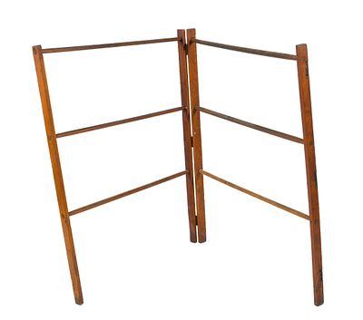 (Early Republic Era) Quilt Rack. From a private collection. Used to store, air out, and display 