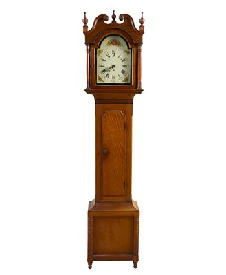 (Antebellum Era) Jacob Ruth (York, PA) Tall Case Grandfather Clock c. 1817. Jacob Ruth started 