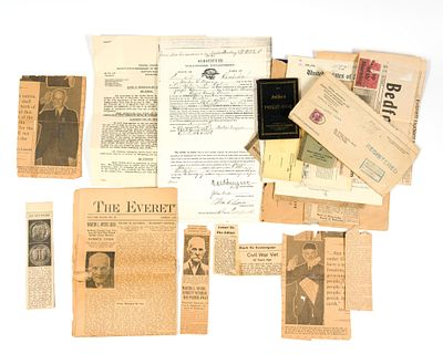 (Civil War Era) M.L. Myers Civil War Archive. Includes 1939 Gettysburg Program, diary, soldier's 