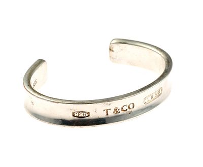 Tiffany 1837 Sterling Silver Bangle Bracelet. A sterling silver bangle bracelet from the 1837 