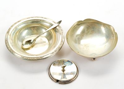4 Pcs Sterling Silver. All marked. Includes Reed & Barton; International Courtship; and Mexican. 